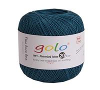 golo Crochet Thread Size 20 Yarn for Hand Knitting Embroidery Thread