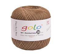 golo Crochet Thread Size 20 Yarn for Hand Knitting Embroidery Thread