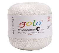 golo Crochet Thread Size 20 Yarn for Hand Knitting Yarn for Crocheting Tatting Yarn