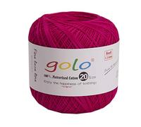 golo Crochet Thread Size 20 Yarn for Hand Knitting Yarn for Crocheting Tatting Yarn