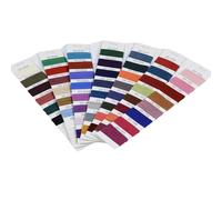 golo Crochet Thread Yarn Card 54 Colors Friendship Bracelet String Embroidery Floss Cross Stitch Embroidery Thread Cotton Floss Bracelet Yarn, Craft Floss