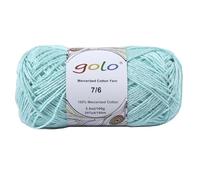 golo Mercerized Cotton Yarn for Hand Knitting, Crochet, and Crafts,Crochet Thread Size 3, 3.5oz,207 Yards of Crochet Yarn for Knitting