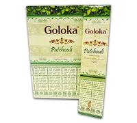Goloka 37073 Patchouli Incense, 15 Gms x 12 Packs