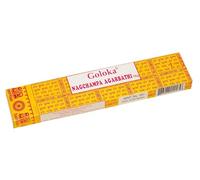 Goloka Nag Champa Incense Sticks, 16g Pack Contains 15 Sticks Per Pack