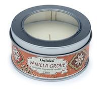 Goloka Vanilla Grove Soya Wax Candle Tin