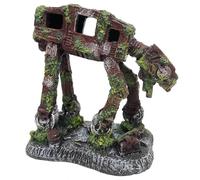 GOLOMOZ Fish Tank Decoration,Star Wars Aquarium Accessories,Small Aquarium Decor for Betta N Goldfish Hideouts Cave Hide Ornament Design for 3-10 Gallon,Alien Fish Robot Tank Decor for Hide N Play