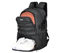 Goloni | Large Basketball Backpack Bag with Shoe and Ball Compartment, Soccer Backpack, Baseball, Softball, Volleyball Sport Bag, Travel Gym Backpack, Basketball Training Equipment Water Resistant