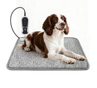 GOLOPET Pet Heating Pad 48x72 cm Nine-Level Intelligent Constant Temperature Switch Reinforced Connector Electric Steel Wire Protective Tube Waterproof Heated Dog Bed - Letter
