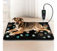 GOLOPET Pet Heating Pad 50x80cm, MET&UL Certified Cat Heating Pad, Waterproof Intelligent Constant Temperature Switch (35-55 ℃) And Automatic Closing Dog Heat Pad, Paired With a Soft Plush Cloth Cover