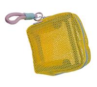GOLOVENLD Dopamines Color Cosmetic Bag For Women Fashionable Toiletry Organiser Spacious Zippered Makeup Pouches For Daily Use, Yellow