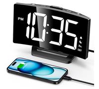 GOLOZA Digital Alarm Clock for Bedrooms, Digital Clock for Kids