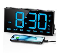 GOLOZA Digital Alarm Clocks Bedside, Digital Clock for Kids Adults Elderly
