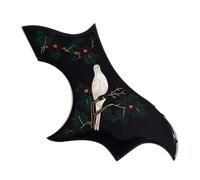 Golpeador De Guitarra Acústica Acoustic Guitar Pickguard Pickguard Dove Thickness 2mm Black And Dark Brown(1)