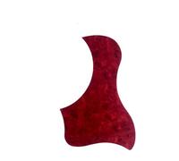 Golpeador De Guitarra Acústica Black Celluloid Red Tortoise Shell Teardrop Transparent Guitar Pickguard(2)