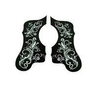 Golpeador De Guitarra Acústica Folk Guitar Large Flower Bird White Flower Pickguard(1)