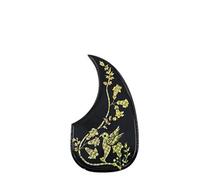 Golpeador De Guitarra Acústica Guitar Guard Plate Soft Seal Thickened Laser Turtle Shell Flower Bird Flying Phoenix Fireworks(1)