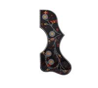 Golpeador De Guitarra Acústica Guitar Guard Plate Soft Seal Thickened Laser Turtle Shell Flower Bird Flying Phoenix Fireworks(6)