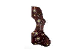 Golpeador De Guitarra Acústica Plate Abalone Shell Inlay 2mm Thick Left Right Hand(19)