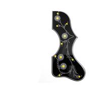 Golpeador De Guitarra Acústica Plate Abalone Shell Inlay 2mm Thick Left Right Hand(20)