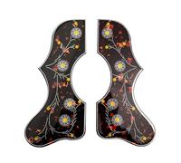 Golpeador De Guitarra Acústica Plate Abalone Shell Inlay 2mm Thick Left Right Hand(4)
