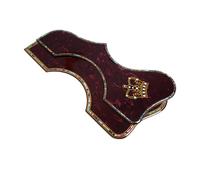 Golpeador De Guitarra Folk Acoustic Guitar Pickguard Thicknes Plate With Real Abalone Shell Edge Crown Design(41 Inch)