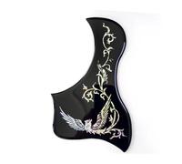 Golpeador De Guitarra Folk Black Thick Duck Shaped PVC Sound Insulation Protection Tape Inlaid Shell