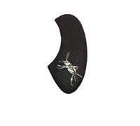 Golpeador De Guitarra Ukulele Rosewood Inlay Real White ShellColor Shell Pickguard With Double Sided Animal Flower Pattern(4)