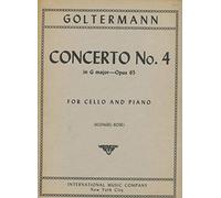 Goltermann Georg Concerto No 4 In G Major Op. 65 Cello Piano - by Julius Klengel Leonard Rose