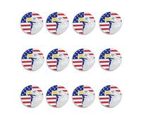 GOLTERS Golf Ball Markers Assorted Patterns Value Pack of 12 Golf Gifts, Golf Cap Clips and Divot Repair Tools Parter Accessories Sets for Men Women Golfer (egale 12pcs)