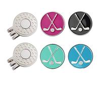 GOLTERS Golf Ball Markers with Hat Clips Value Sets for Men Women Golfer, Removable Attaches Easily to Golf Cap Premium Gifts (Golf Club)