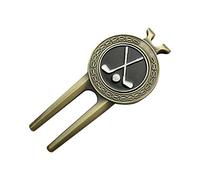 GOLTERS Golf Divot Repair Tool with Golf Club Skull Ball Marker Golf Gift for Golfer (Club)
