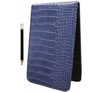GOLTERS Golf Scorecard Holder Yardage Book Cover with Golf Ball Marker and A Free Pencil 4.5 × 7.5 inches Multi-Color (Blue 1)