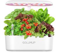 GOLUMUP Hydroponics Growing System 12 Pods Hydro Indoor Herb Garden with LED Light, Plants Germination Kit with Auto Timer, Smart Indoor Gardening System Gardening Gifts for Women