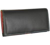 GOLUNSKI Graffiti Black Tropical Soft Leather Large Womens Purse Wallet 7-146