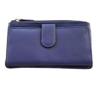 Golunski Ladies Slim Leather RFID Bifold Purse - Purple