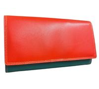 Golunski Large RFID Leather Purse for Women - Gift Boxed Genuine Leather Wallet - Multi-Colour Interior, Card Slots, Coin Pocket - UK Brand Since 1953