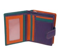 Golunski Leather Ladies Compact Purse/Wallet RFID Protected - Dakota Multi