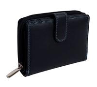 Golunski Leather Ladies Medium Purse/Wallet Carnival Collection, Black