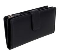 Golunski Leather Ladies Tabbed Purse Wallet Graffiti Range - Black