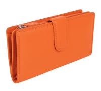 Golunski Leather Ladies Tabbed Purse Wallet Graffiti Range - Orange