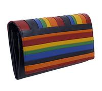 Golunski Leather Ladies Tri-Fold Flap Over Purse/Wallet