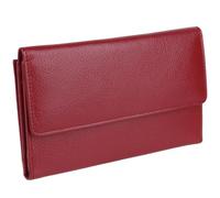 Golunski Leather Ladies Tri-Fold Purse/Wallet - Red
