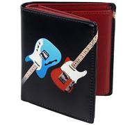 Golunski Retro Gents Leather Wallet 521 - Guitar with Coin Section