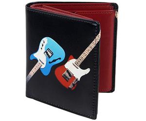 Golunski Retro Gents Leather Wallet 521 - Guitar with Coin Section