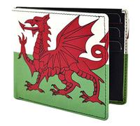 Golunski Retro Gents Leather Wallet 680 - Wales Flag(Size: One size)