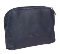 Golunski Super Soft Leather Zip Top Coin and Credit Purse - Navy