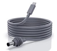 Golured Starlink Mini USB C to DC Power Cable, 10FT, Grey, Waterproof, Compatible with 100W+ Power Bank and PD Charger