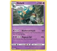 Golurk 066/198 Rare Pokemon Card (SWSH Chilling Reign) + 1x TitanCards® Toploader