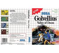 Golvellius Valley Of Doom Master System Replacement Game Insert Cover Art Only