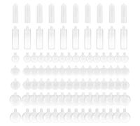 GOMAKERER 100 Pcs 7 Styles Plastic Dog Toy Squeakers, Replacement Noise Maker Inserts for DIY Squeaky Dog Toys Repair & Handmade Pet Toys Squeaker Refills for Small Medium Large Dogs